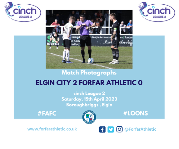2023-01-02 Forfar Athletic 0 Elgin City 1