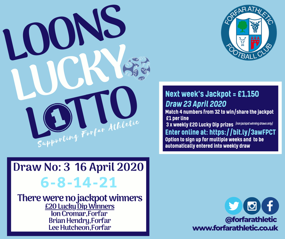 Loons Lucky Lotto Week 1 graphic