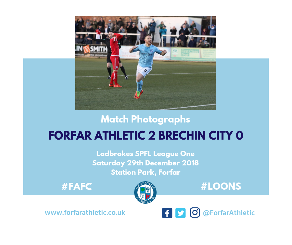 2018 12 29 Forfar Athletic 2 Brechin City 0