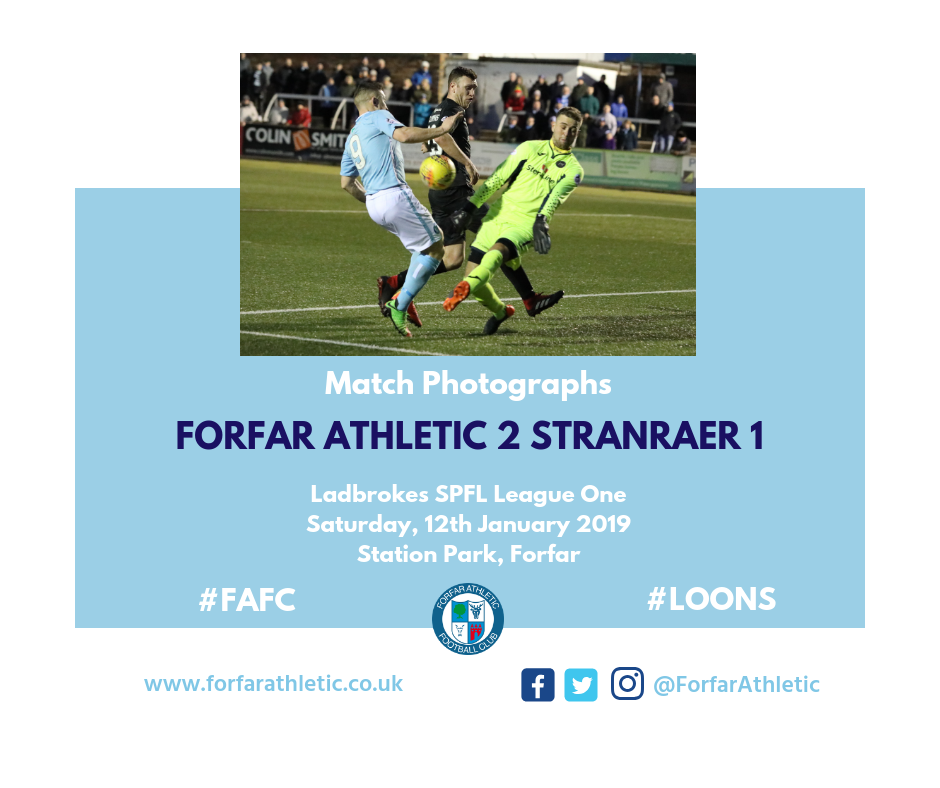2019 01 12 Forfar Athletic 2 Stranraer 1