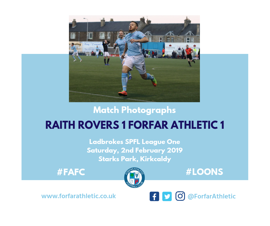 2019 02 02 Raith Rovers 1 Forfar Athletic 1