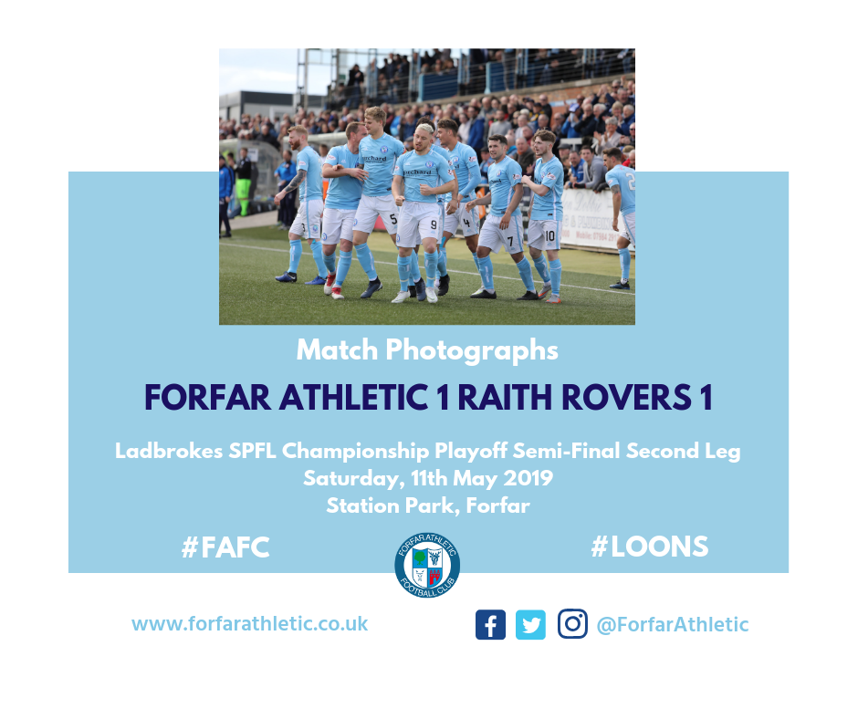 2019 05 11 Forfar Athletic 1 Raith Rovers 1