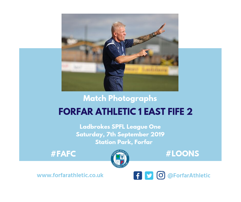 2019 09 07 Forfar Athletic 1 East Fife 2