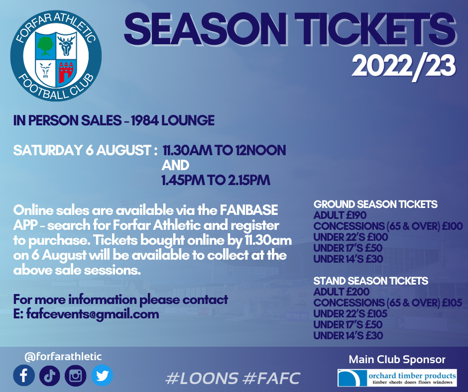 Season Tickets 06.08.22